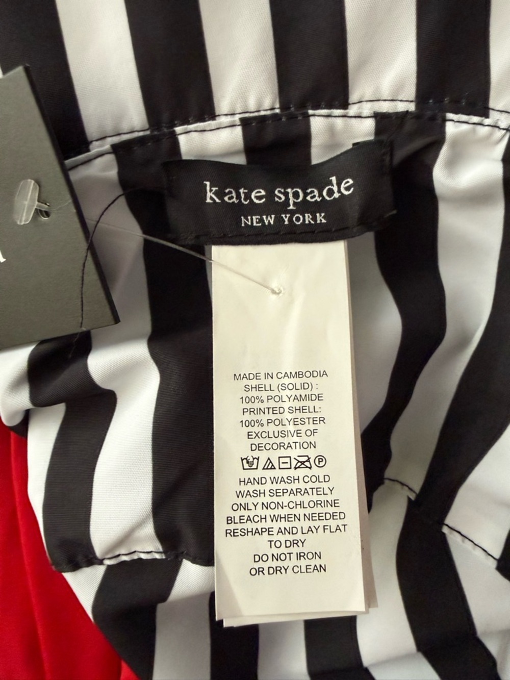 NWT Kate Spade Reversible Awning Stripe Bucket Hat - Picture 4 of 9